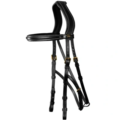Image de Dyon Bride Hackamore Noir Cob