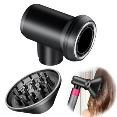 Image de Diffuseur et Adaptateur pour Dyson Airwrap Styler Dans Une Combinaison de Sèche Cheveux