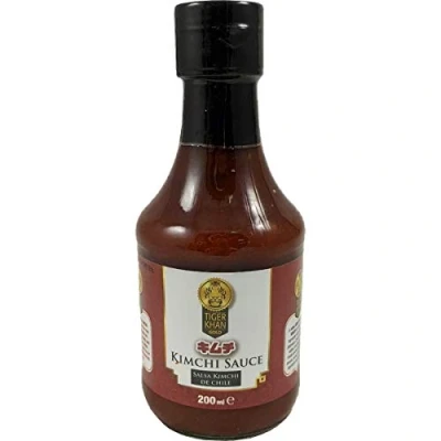 Image de Tiger Khan Chili Kimchi Sauce piquante coréenne japonaise Idéale pour donner une saveur particulière à vos repas 200 Ml
