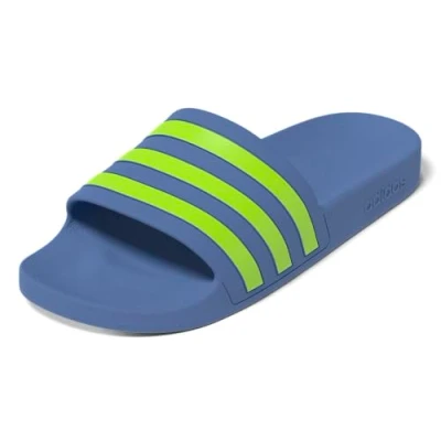 Image de adidas Mixte Adilette Aqua Slides Tongues, Blue Fusion Lucid Lemon Fusion, 38 EU