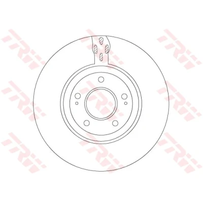Image de TRW DF7302S Disque de frein 320 32 5 114,3 ventilé peint MITSUBISHI: Lancer 7 Limousine