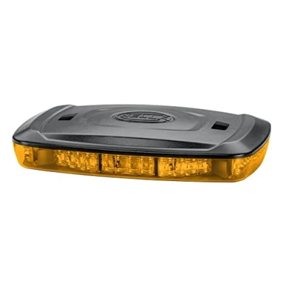 Image de HELLA LED Feu d&#039;avertissement Micro Lightbar 12V / 24V jaune Raccord fileté Câble: 500mm Montage en saillie 2RL 014 566 201