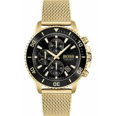 Image de BOSS Analog Quarz Montre goldcoloured, Homme, Taille: One Size, Gold coloured