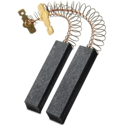 Image de Lot de 2 balais charbon moteur Pièces rechange pour la réparation des machines à laver Bosch Siemens Constructa Compatible avec 605694 00605694