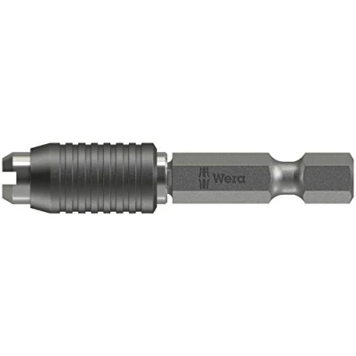 Image de Wera 05051500001 898/4 Support/adaptateur commination, 1/4 pouce x 50 mm, Noir/gris