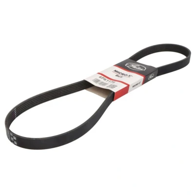 Image de GATES 6PK1175 Courroie Poly V 1174 6 Polyester, EPDM (éthylène propylène diène caoutchouc) DACIA: Duster II, SANDERO 2, LOGAN MCV RENAULT: