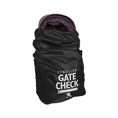 Image de J.L. Childress Gate Check Sac pour poussettes Standard et Doubles de Voyage Poussette, Noir, Compacte