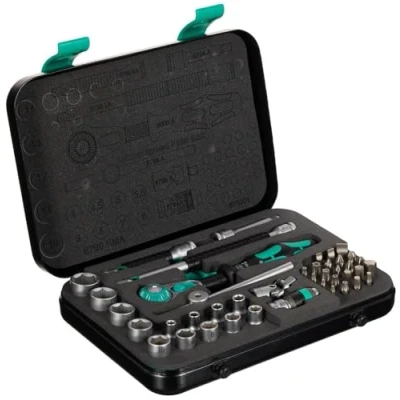 Image de Wera 05003533001 8100 SA 2 Jeu cliquet Zyklop Speed à carré 1/4“, métrique, 42 pièces