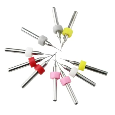 Image de CESFONJER 10 Pcs Buse Outil de nettoyage kit (0.2mm 0.3mm 0.4mm 0.5mm 0.6 m chaque taille 2 Pcs) carbure PCB forets pour 3d MakerBot