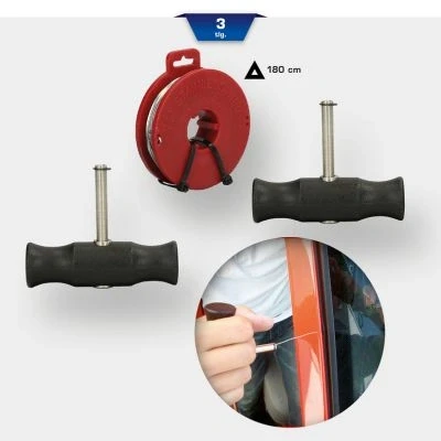 Image de KS TOOLS BT681150 Kit de fils coupe, démontage vitre
