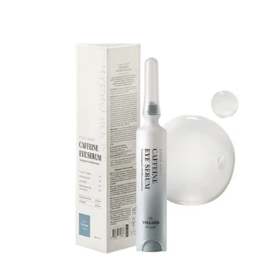 Image de [VILLAGE 11 FACTORY] HYDRO BOOST CAFFEINE EYE SERUM (10 ml) Soin coréen Sérum yeux effet Botox avec 10% de Caféine Hexapeptide 8 &amp; Niacinamide anti âge cernes