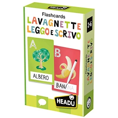 Image de Headu Flashcards IT23769 Tableau blanc et écriture