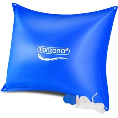 Image de 1x Coussin de Piscine hivernage XXL Corde PVC 20C Double Couture 4 Oeillets Gonflable Oreiller Flottant