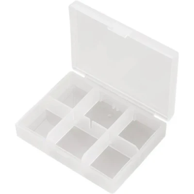 Image de Boîte de rangement séparations variables TRU COMPONENTS PP06 01 1572147 (L x l h) 84 63 20 mm Nombre compartiments: 6 1 pc