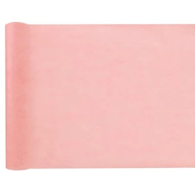 Image de Santex Chemin de table unicolore non tissé Élégance 0,3 x 10 m saumon