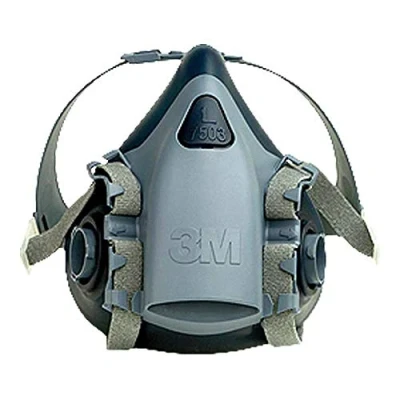 Image de 3 M Demi Masque, étui en silicone avec un gesichtsabdichtung structuré, Taille S, 1 Pièces, 7501