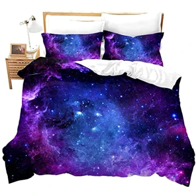 Image de Universe Simple,Double,King,avec Housse de Couette et taies d&#039;oreiller,Housse en Microfibre fusée,Microfibre,Uksx480lyp,King