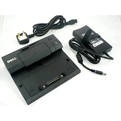 Image de Dell E Port Réplicateur Station d&#039;accueil avec 130W AC Adaptateur PR03X,P/N:PW380 Latitude E4200,Latitude E4300,Latitude E5400,Latitude E5500,Latitude E6400,Latitude E6400 Atg, Xfr (Remis à Neuf)