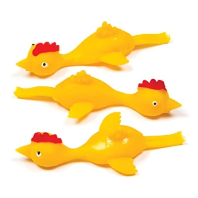 Image de Baker Ross Jouets Extensibles en forme de Poulets Lot 5, Loisirs Créatifs pour Enfants (AG639)