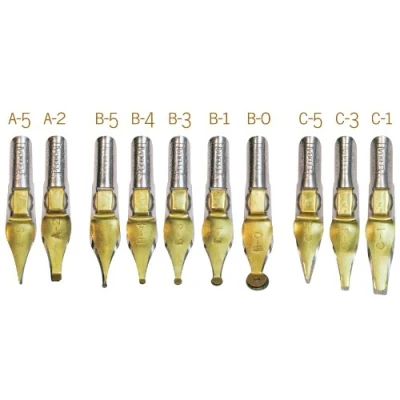 Image de Speedball Assortiment de 10 stylos (1 pointe A2, A5, B0, B1, B3, B4, B5, C1, C3, C5)