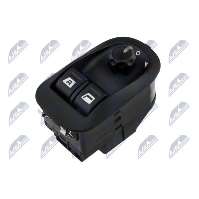 Image de NTY EWS PE 004 Interrupteur, lève vitre avant gauche PEUGEOT: 206 3/5 portes, SW