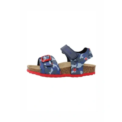 Image de Geox Bébé garçon B Sandal Chalki Boy, Bleu Marine Rouge Multicolore, 20 EU