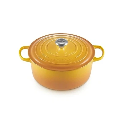 Image de Le Creuset Cocotte Signature en Fonte Émaillée avec Couvercle, 28 cm, Ronde, 6.7 L, 6.125 kg, Nectar, 21177286724430