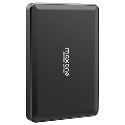 Image de Maxone Disque Dur Externe Portable 160Go 2.5&quot; USB3.0 HDD Stockage pour PC, Mac, Ordinateur de Bureau, Portable, Wii U, TV(Noir)