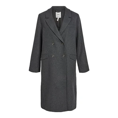 Image de Object Objblaza L/S NOOS Manteau classique, Femme, Taille: 40, Dark grey melange