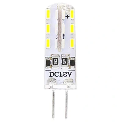 Image de Lot de 1 ampoules LED G4 1,5 W équivalent à une ampoule halogène 15 DC 12 V Angle d&#039;éclairage 360 Blanc froid 6000 K Intensité non variable