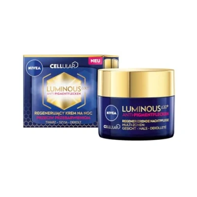 Image de Nivea Cellular Luminous 630 ANTI Pigment Spots Regenerating Night CARE Soin de nuit, Taille: 50 ml,