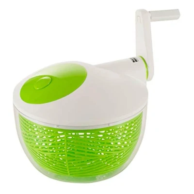 Image de Kuhn Rikon 2023 Essoreuse à Salade Plastique Vert 28,5 x 21 17,8 cm