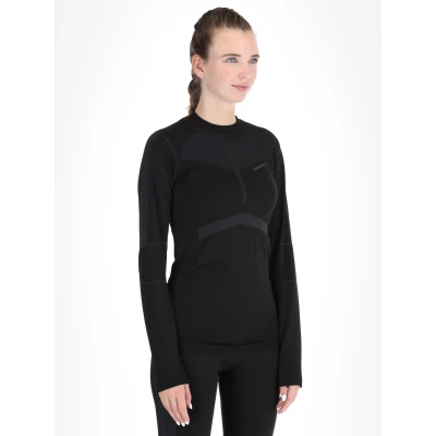 Image de Craft Active Intensity Crewneck LS Chemise Thermo Femmes (Taille : L/40, Noir)