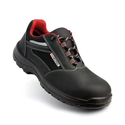 Image de Heckel Mixte Focus 2 S3 Ballerines Plates, Noir Rojo, 40 EU