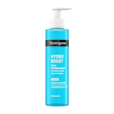 Image de Neutrogena Hydro Boost Aqua Gel nettoyant pour le visage sans parfum (200 ml) avec acide hyaluronique hydratant tous les types de peau