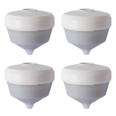Image de Siroflex 2805/4S Set 4 Cartouches de rechange Uni 3 B Purificateur d&#039;eau Domestique Made in Italy Filtre à eau robinet cuisine Elimination du calcaire et chlore