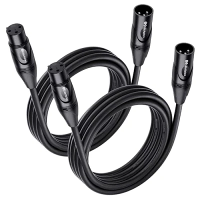 Image de Cable Matters Passez la souris sur l&#039;image pour zoomer Câble XLR Microphone à de Ensemble 2 qualité supérieure 3m