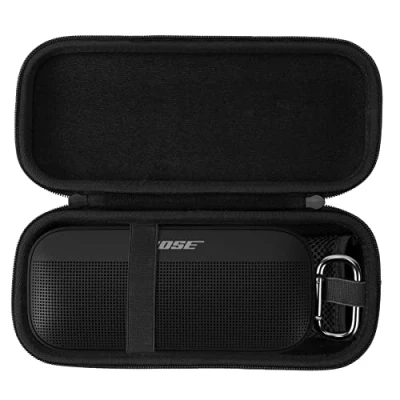Image de Aenllosi Housse Étui pour Bose SoundLink Flex (2e génération)/SoundLink Enceinte sans Fil Bluetooth Portable(Étui Uniquement)(Noir)