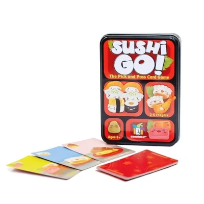 Image de Asmodée Gamewright, Sushi Go Game, Card Ages 8+, 2 5 Players, 15 Minutes Playing Time