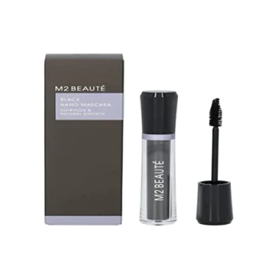 Image de m2 beauté black nano mascara nutrition &amp; natural growth 6 ml