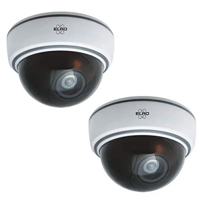 Image de ELRO CDD15F Caméra dôme factice d&#039;intérieur Flash Paquet de 2