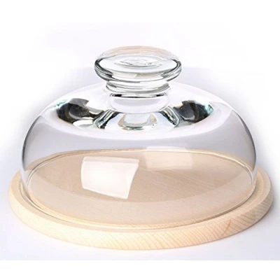 Image de Altom Cloche à fromage avec couvercle en verre Diamètre : 22 cm