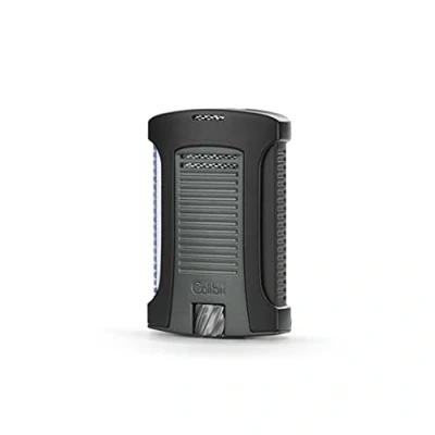 Image de Briquet Colibri Daytona Jet Flame Allume Cigare et Cigarettes Résistant au Vent Fonctionne avec du Butane (Non Inclus) Coffret Cadeau élégant Garantie de Deux Ans