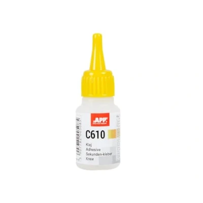 Image de AUTO PLAST PRODUKT APP C610 Colle cyanoacrylate forte liquide Super Glue Idéale pour assembler le caoutchouc, les matières plastiques et métal Moyenne viscosité 20 g