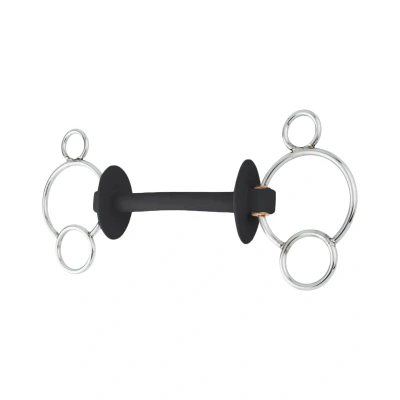 Image de Mors 3 ou 4 anneaux pour cheval extra doux Beris Prime