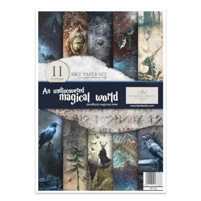 Image de ITD Collection Papier de Riz, Magical World, 29,7 x 21 cm