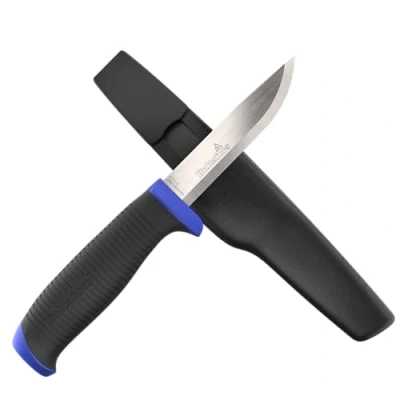 Image de Hultafors Couteau d’artisan RFR GH de I tous usages doté d’un manche en Santoprene® antidérapant &amp; d’une lame acier allemand inoxydable qualité supérieure Inclut un étui 380260