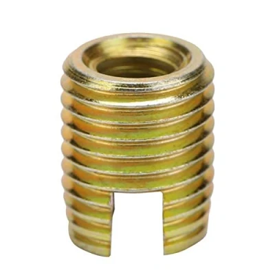 Image de inserts filetés 20Pcs 302 Acier au carbone autotaraudeur Filetage Insert Vis Réparation d&#039;accessoires(Inner M3*0.5 Outer M5*0.5: 6mm / 0.2in)+inserts m3