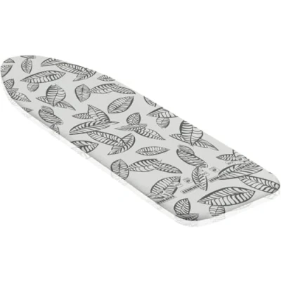 Image de Leifheit housse pour table à repasser Perfect Steam M, de repassage avec performation spéciale, planche max. 125 x 40 cm, Gris et Beige