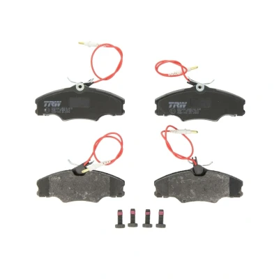 Image de TRW COTEC GDB1193 Jeu de plaquettes frein contact signal d&#039;usure inclus avec vis d&#039;étrier accessoires PEUGEOT: 406 Berline